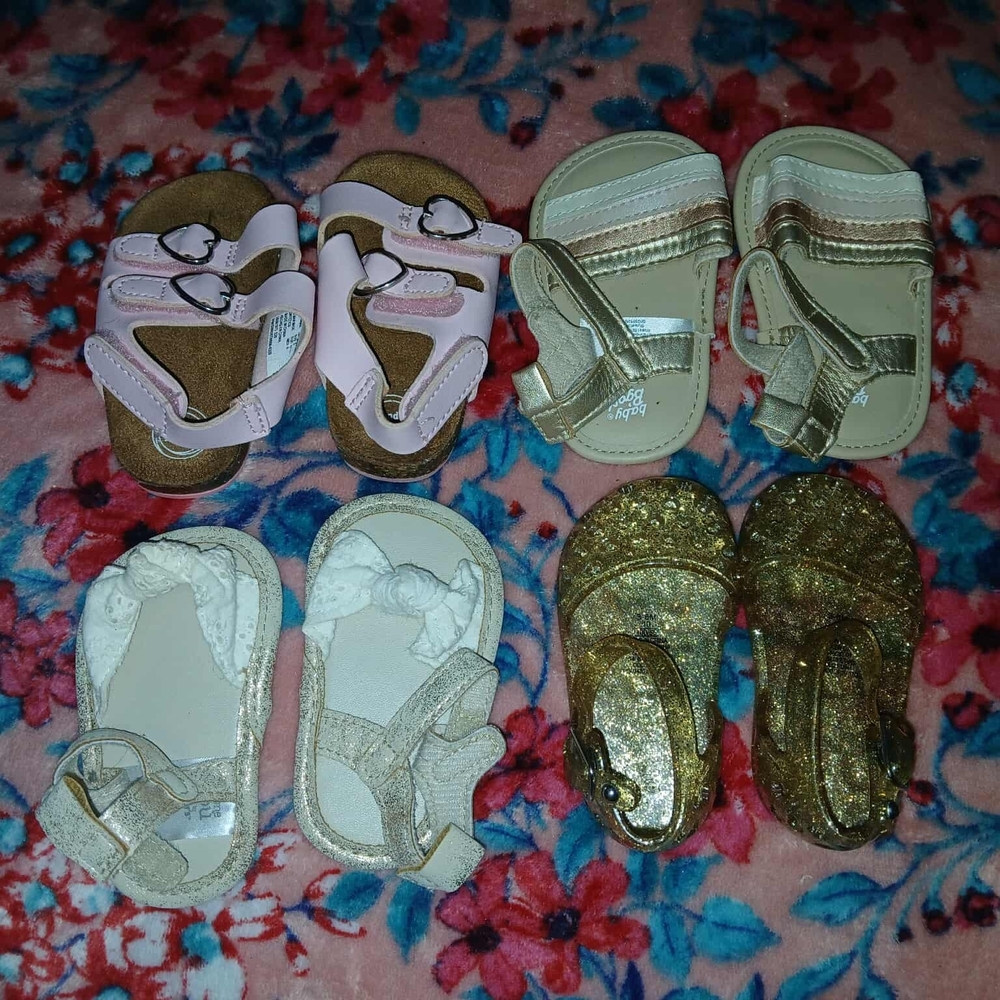 Baby Girl Sandal Lot Size 1-2